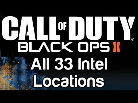 Call of Duty: Black Ops 2 - Intel Location Guide - All 33 Intel Locations High IQ Achievement