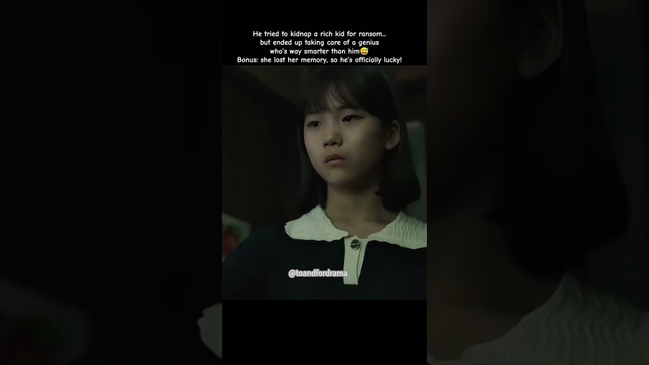 Kidnapper turned to be kidnapped by a kid 🤨🤣 [ The kidnapping day ] #kdrama #newdrama #edit