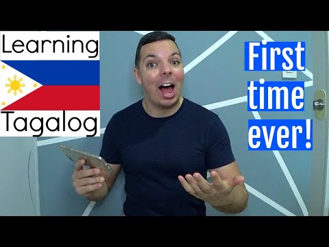 AMERICAN speaks Tagalog Filipino FOR THE FIRST TIME!