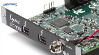 Video thumbnail for Lynx LT-TB Thunderbolt LSlot Interface Overview - Sweetwater Sound by Sweetwater