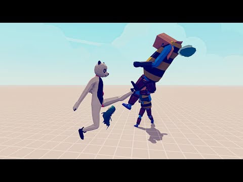 PANDA KICKBOXER Vs CUSTOM UNIT - TABS Totally Accurate Battle Simulator - 🔥 🔥