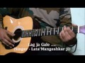 Lag Ja Gale | Easy Guitar Lesson | Chords | Strumming | Cover | Rotten Guitars