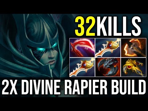 2x Divine Rapier [Phantom Assassin] MONSTER CRIT 4499 Amazing 32Kills 900+GPM | Dota 2 FullGame