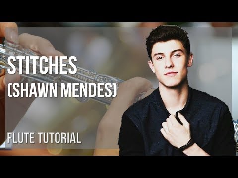 How to play Stitches by Shawn Mendes on Flute (Tutorial)