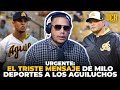 urgente milo deportes envÍa triste mensaje a los fanÁticos de las aguilas cibaeÑas