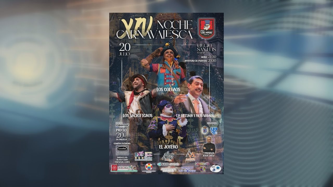 El 20 de julio vuelve la noche carnavalesca