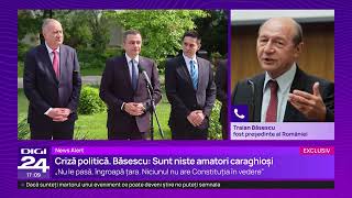 Băsescu: Primul iresponsabil a fost Grindeanu. Al doilea este PNL care, pentru un om, blochează țara