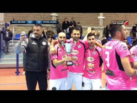 Finale Coppa Italia Regione Sardegna  A.S.D. Delfino-Futsal Glema 5-0 Festeggiamenti.