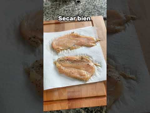 Pechuga de pollo a la plancha jugosa
