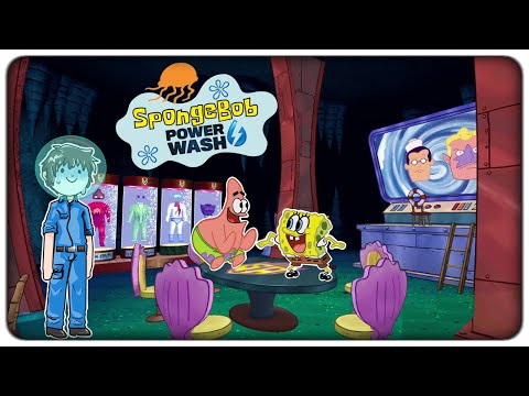 COMPLETIAMO IL DLC DI SPONGEBOB MA GLI ANIME NON FINISCONO PIU' | Powerwash Simulator - ep.32