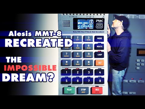 RetroKits RK-008 sequencer | Alesis MMT-8 recreated