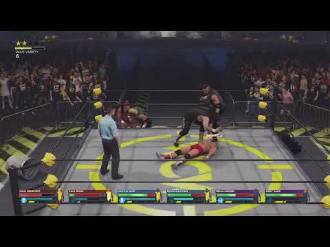 1994 WCW - Cactus Jack & Kevin Sullivan vs. The Nasty Boys vs. Pretty Wonderful - Elimination