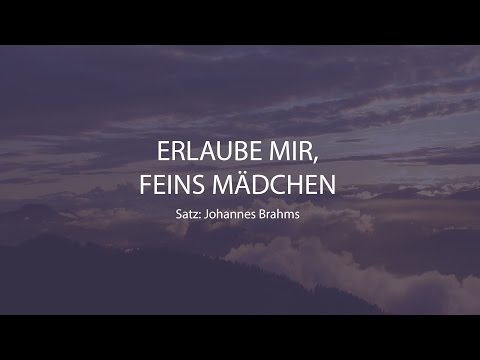 Chorisma Klagenfurt - Erlaube mir feins Mädchen (Johannes Brahms)
