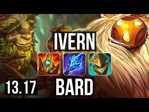 IVERN & Lucian vs BARD & Kai'Sa (SUP) | Rank 3 Ivern, 0/2/19 | TR Grandmaster | 13.17