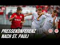 PRESSEKONFERENZ nach SV Wehen Wiesbaden vs. FC St. Pauli I 2. Bundesliga I 34. Spieltag