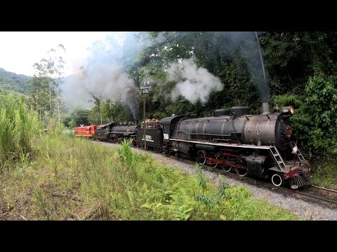 🇧🇷Trem subindo a Serra do Mar / ABPF/Sul train on the mountain - São Bento do Sul/SC-2019 - (Brasil)