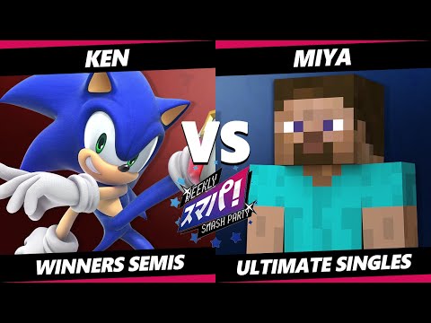 Sumapa 212 TOP 8 - KEN (Sonic) Vs. Miya (Steve) Smash Ultimate - SSBU