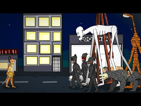 CARTOON CAT,SCP 682 ,COUNTRY ROAD CREATURE, BIG CHARLIE, MILK AMBASSADOR...VS TIGER GOD (CINDAKU)