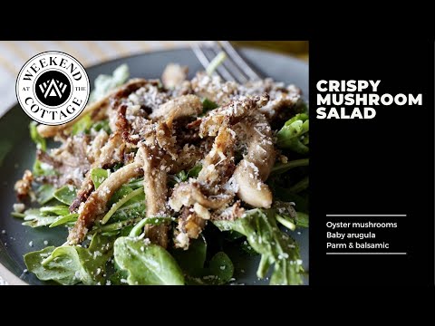 CRISPY MUSHROOM SALAD | Quick! Healthy! Delicious!