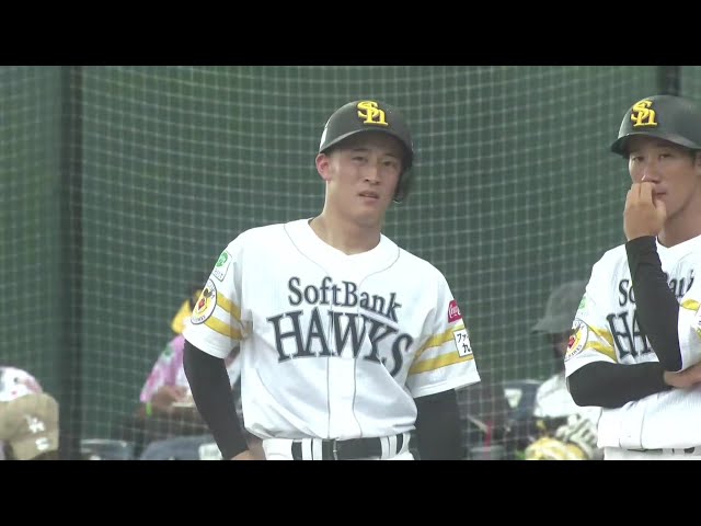 ファーム】勝利を確信づける!! ホークス・藤田悠太郎 タイムリー