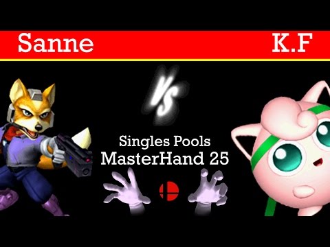 MasterHand 25 Pools - Sanne(Fox) vs. K.F(Jigglypuff)