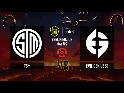 Dota2 - TSM vs Evil Geniuses - Game 1 - ESL One Berlin 2023 - Group A