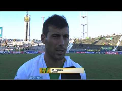 Penco: "El gol facilitó las cosas".Aldosivi 3 - Olimpo 0. Fecha 1. Torneo Transición 2016.