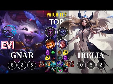 DFM Evi Gnar vs Irelia Top - KR Patch 11.2
