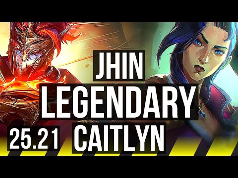 JHIN & Ziggs vs CAITLYN & Lux (ADC) | 14/1/9, Legendary | KR Diamond | 25.21