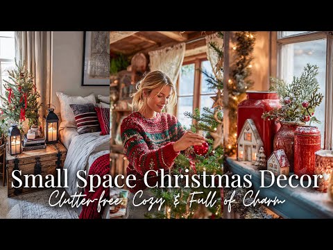 💖 Small Space Christmas Decorating Ideas 2025 | Cozy & Clutter-Free Holiday Style