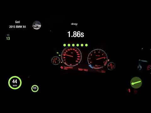 2015 BMW X4 35i M-Sport 0-100kmh