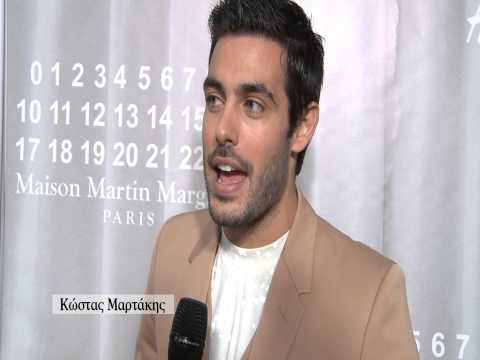 Kostas Martakis - Maison Martin Margiela H&M Fashion Party, Athens 2012 (Interview)