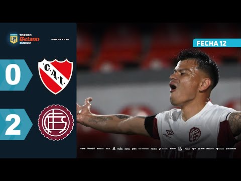 Summary Independiente vs Lanús Round 12