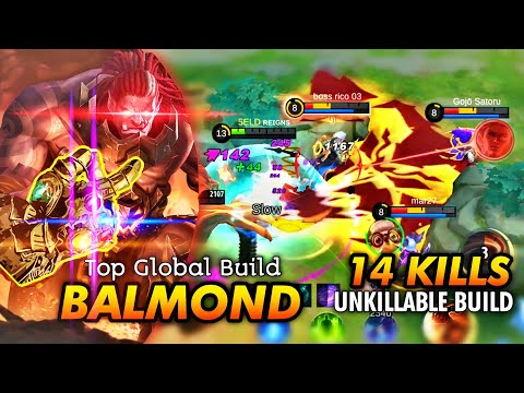 BALMOND TANK BUILD BUT STILL DEADLY JUNGLE! MOBILE LEGENDS #mlbb