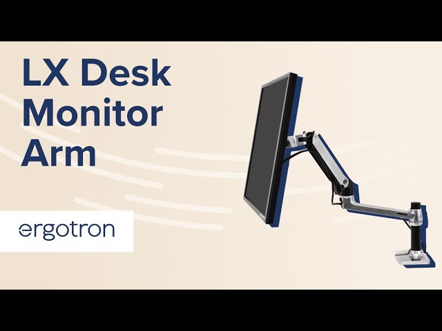 Ergotron LX Monitor Arm mit patentierter CF-Technologie (Tisch, 34