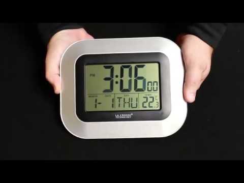 WT-8005U Atomic Digital Wall Clock