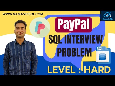 Paypal Sql Interview Problem Level Hard Advanced Sql Problem