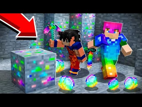 ENCONTRAMOS O NOVO MINÉRIO SECRETO MAIS RARO DO MINECRAFT!!