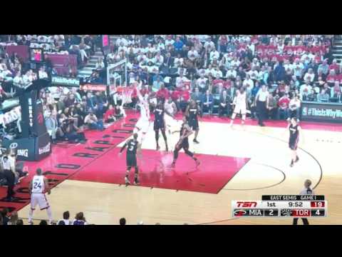 Raptors Highlights: Valanciunas Dunk - May 3, 2016