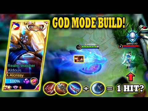 ALDOUS GOD MODE BUILD!🔥THIS BUILD CAN ONE HIT YOUR ENEMY! ALDOUS BEST BUILD 2021 - MLBB