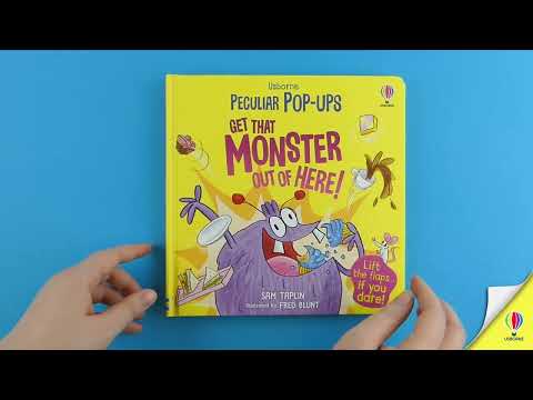 Книга Usborne Peculiar Pop-Ups: Get That Monster Out Of Here! video 1
