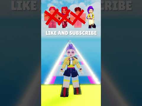 Roblox Kpop Demon Hunter Speed Challenge 🏆 #kpopdemonhunters #robloxshorts