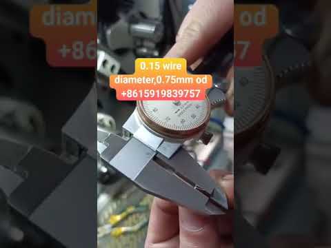 WF-620 cam spring forming machine which do 0.15mm wire