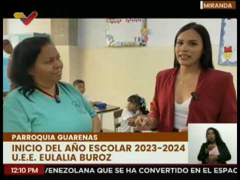 Miranda | U.E.E. Eulalia Buroz abre sus puertas para un nuevo periodo escolar junto a las Bricomiles