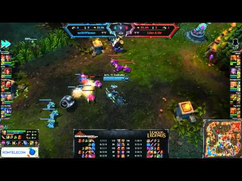 DreamHack Bucharest 2013 LoL Qualifiers - Upper bracket - neXt!Please vs Like a Sir - game #1