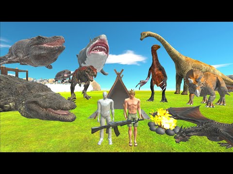 Jurassic World Evolution Camping 26 - Dragon Egg Hunt and Rescue the King Of Archery Animal Revolt