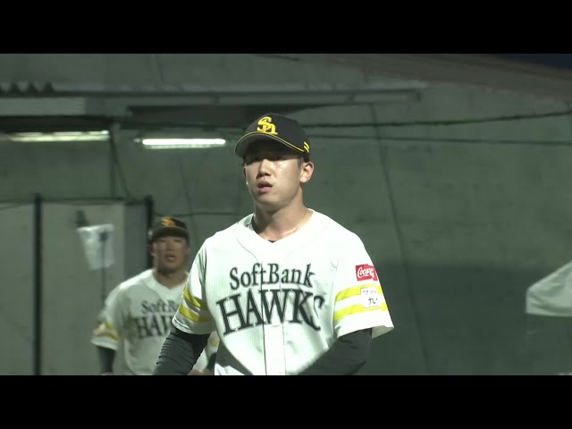 【ファーム】ホークス・木村光 ピンチを招くも最後は変化球で空振り三振を奪う!! 2025年7月12日 福岡ソフトバンクホークス 対 広島東洋カープ