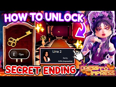 ⚠How To UNLOCK The SECRET CUTSCENE ENDING In NEW HALLOWEEN QUEST Dress To Impress DTI Roblox