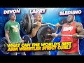 WHAT CAN THE WORLD'S BEST ARM WRESTLER STRICT CURL? ftr BLESSING, DEVON, ANDREW AND LARRY