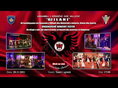Ansambli GJILANI ne Koncertin per Dita e Flamurit   2021 (HD)
